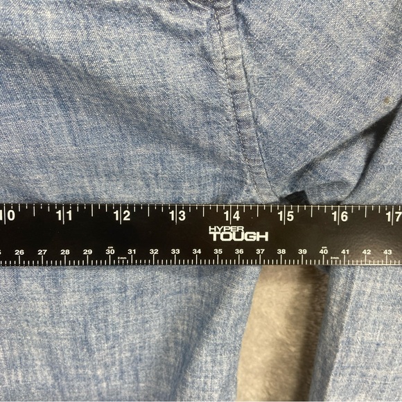 Ralph Lauren Denim Chambray Shirt Boys Sz 6 Long Sleeve Pony Logo Preppy Button - Picture 6 of 11